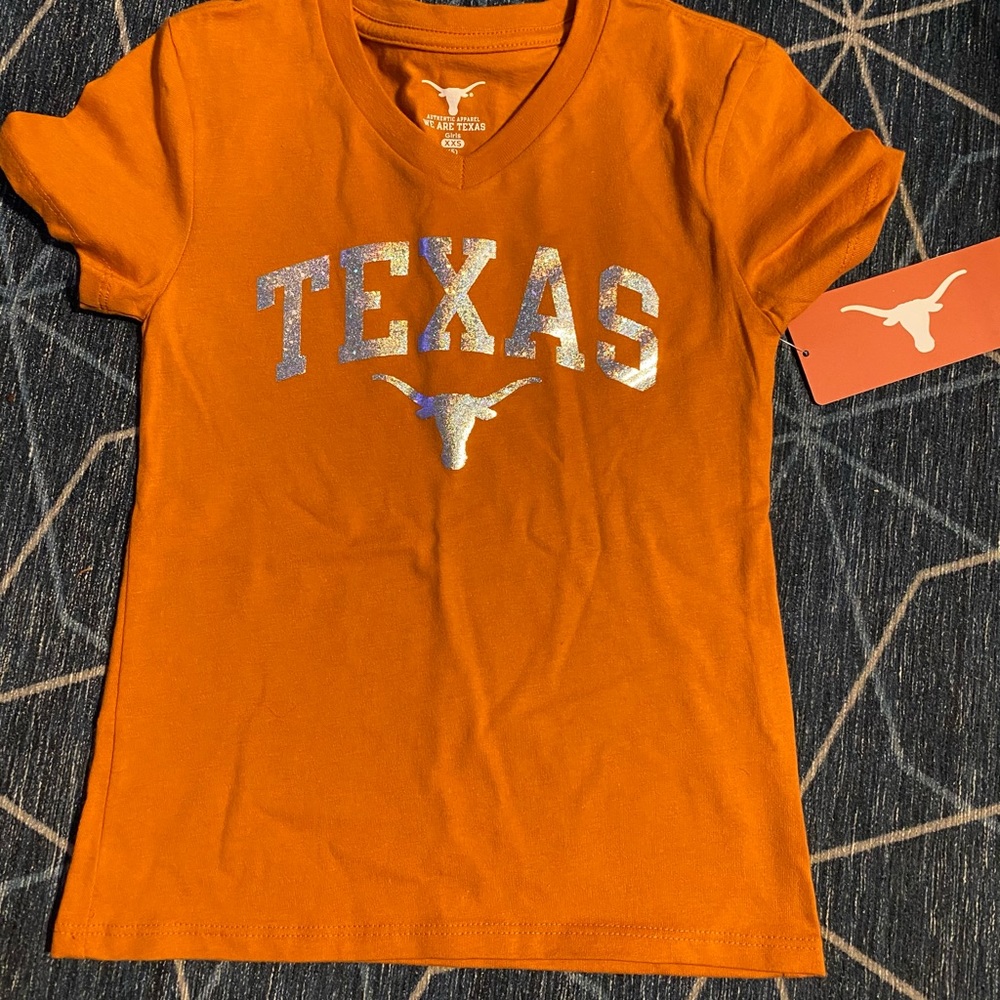 NWT Girls Texas Longhorns Top
